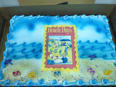 Beach Days Launch cake