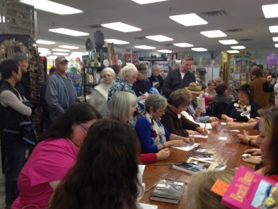 book signing for "Beach Days"
