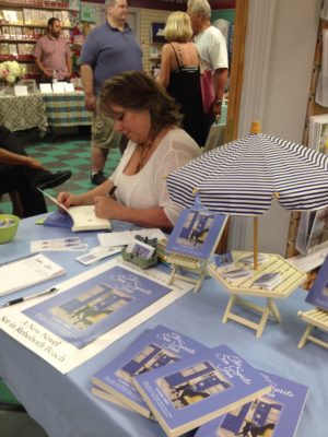 Lynnette Adair signing Sea Sprite Inn